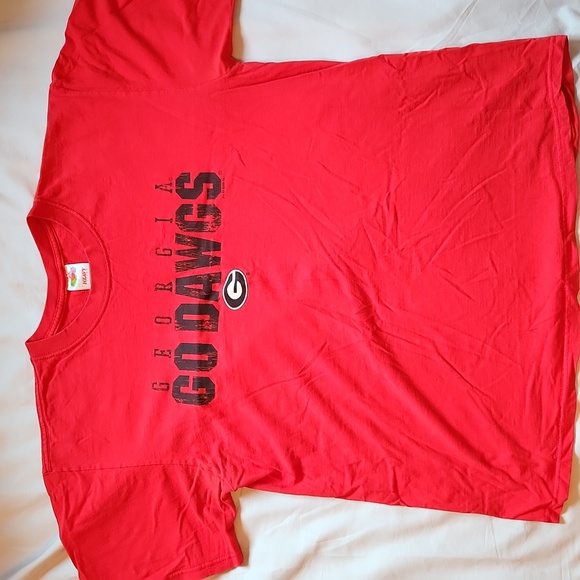 Georgia Dawgs Fruit of the Loom T-Shirt - Picture 1 of 6